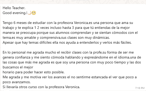 Students’ Opinion of the Classes